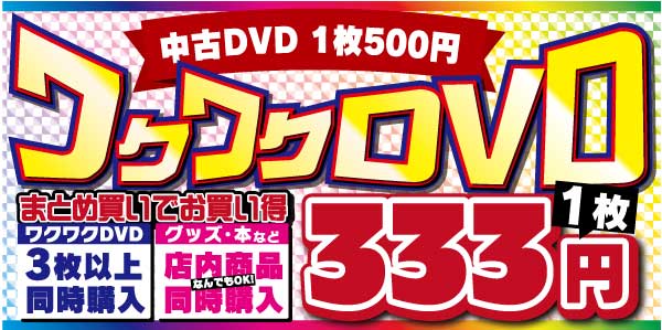 1枚333円DVD